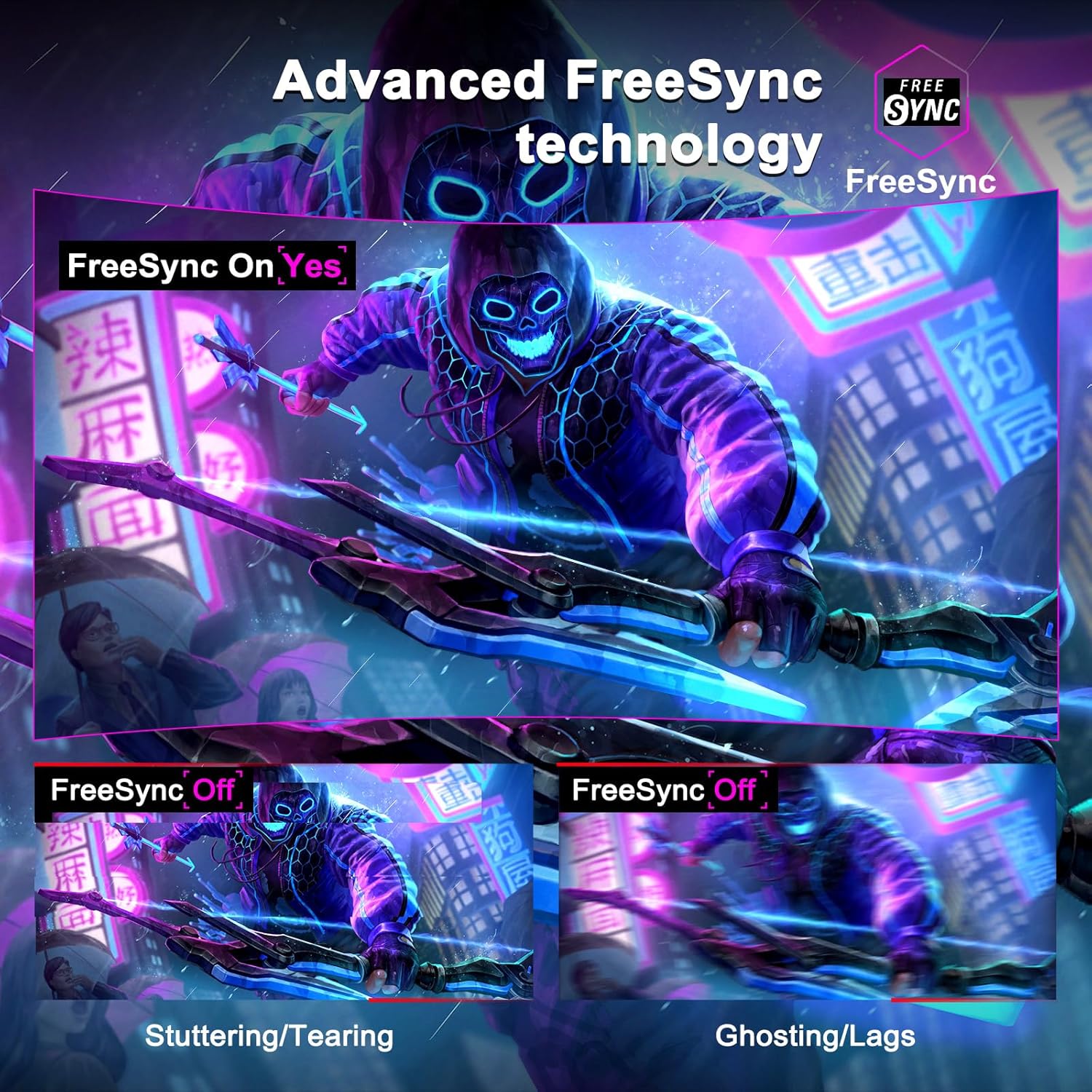 Thumbnail 5 de Minifire MFG24C1 24in Curved Gaming Monitor 180Hz