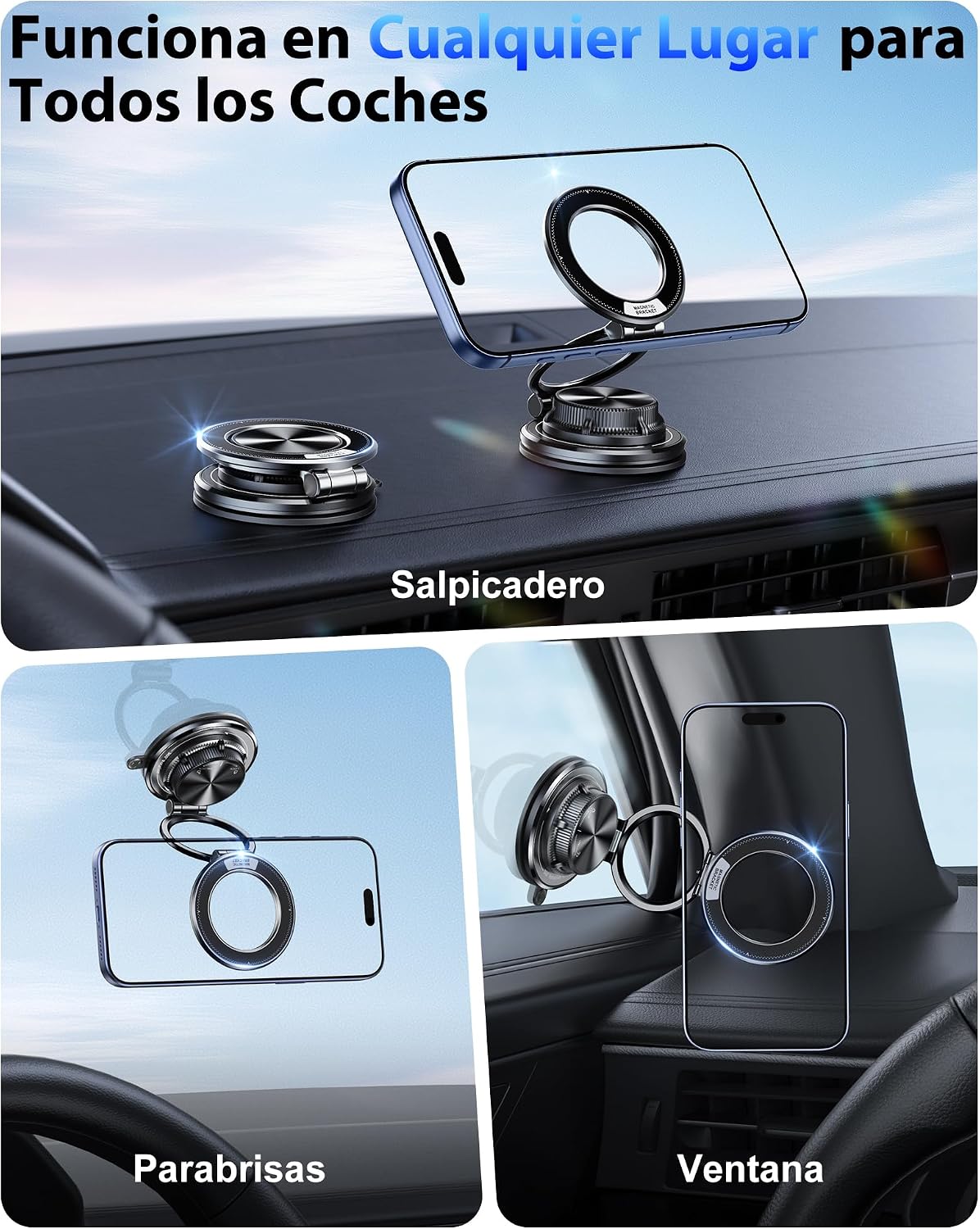 Detalle de Glangeh Soporte Móvil Coche Magnético 2400 GF