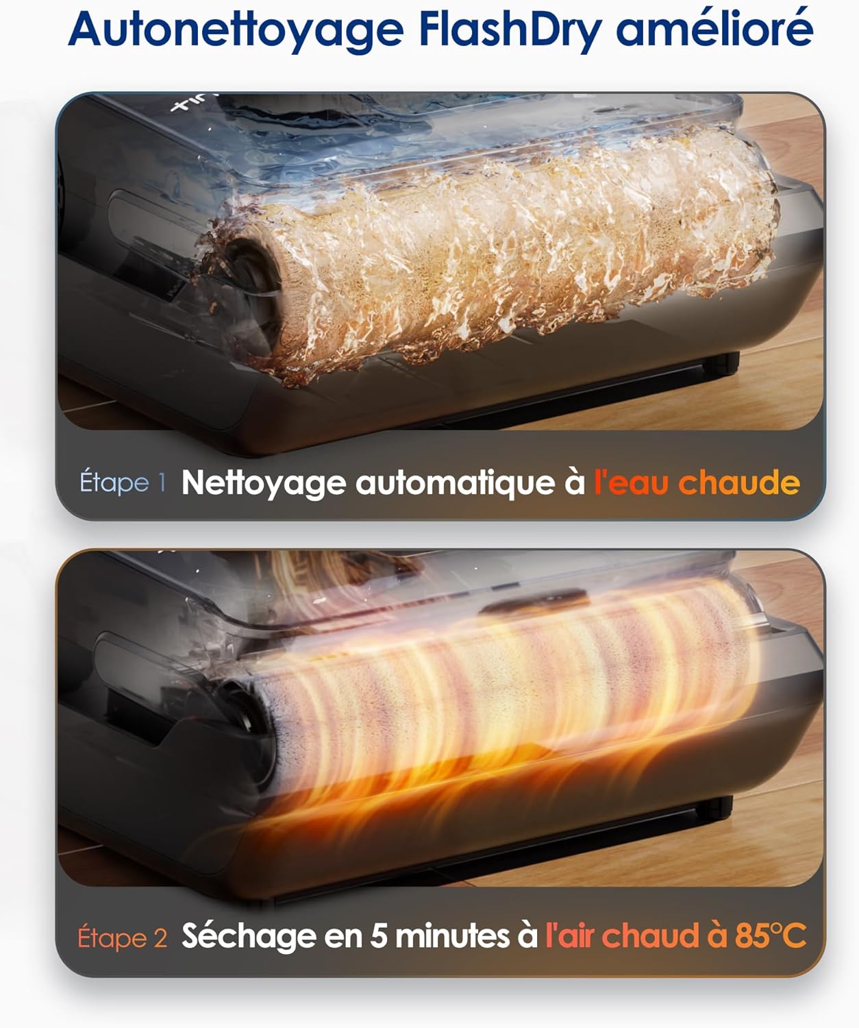 Thumbnail 2 de Tineco Floor One i6 Stretch — Aspirateur Laveur sans Fil 2 en 1, traction 20 kPa et séchage rapide