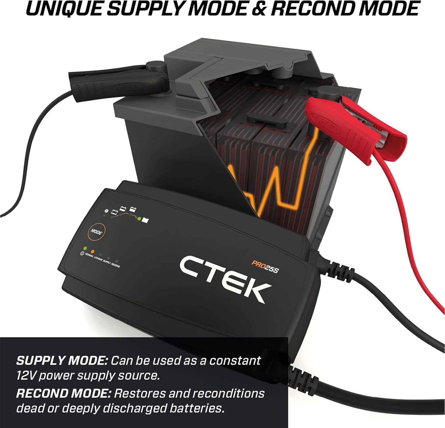Thumbnail 4 de CTEK PRO25S 25A Batterieladegerät