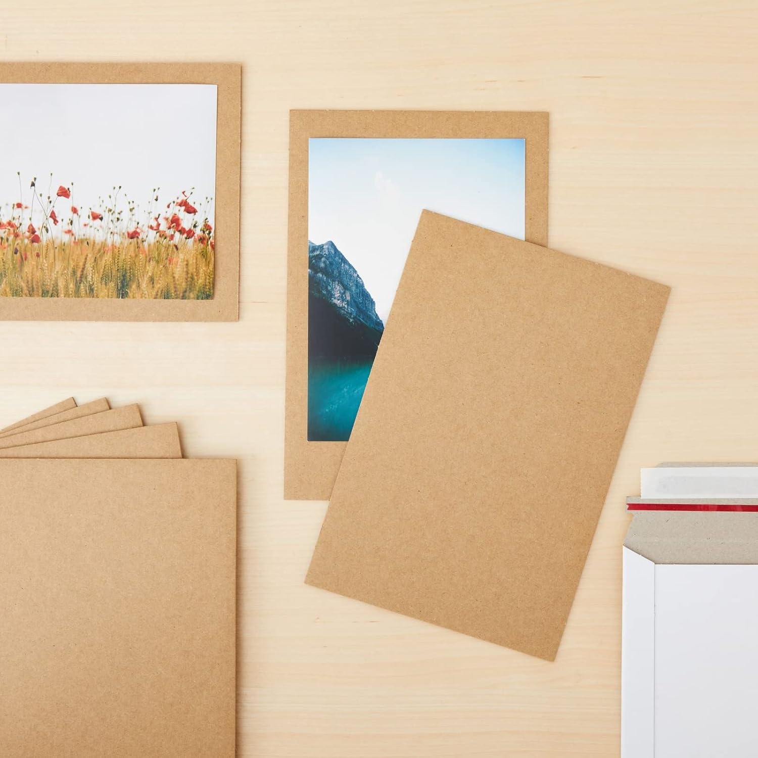 Detalle de Juvale Corrugated Cardboard Sheets 6 x 9 in