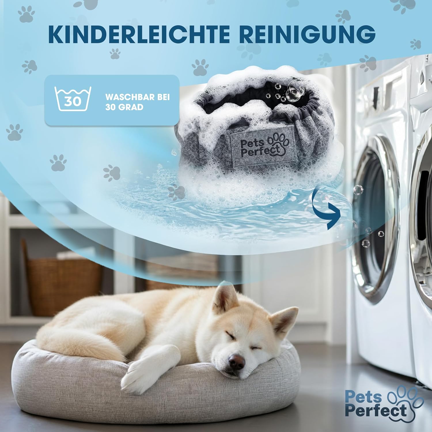 Thumbnail 6 de Pets Perfect tapis à renifler pour chien en feutre – jouet intelligent antidérapant lavable