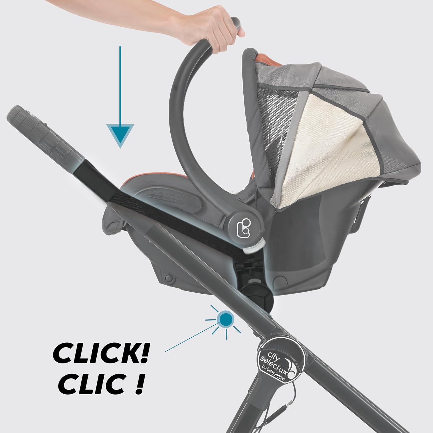 Detalle 1 de Baby Jogger car seat adapters for City Select