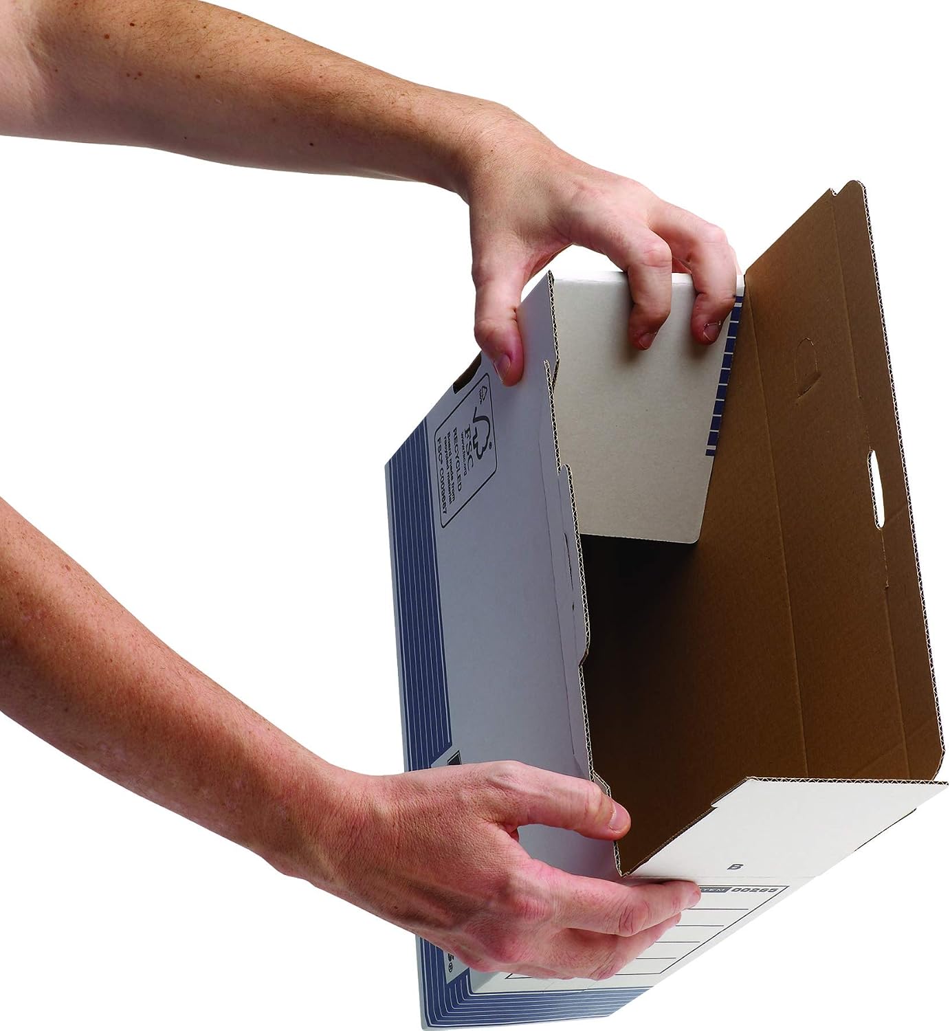 Detalle de Bankers Box 1131102 Scatola Archivio A4+ System – 10 pezzi, dorso 200 mm, FSC