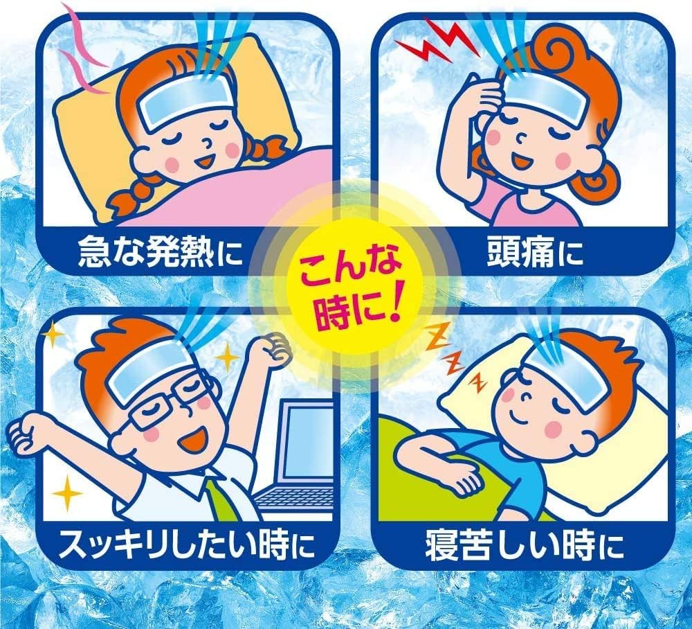 Detalle de アイスノン 冷却シート レギュラーサイズ 72枚入 約10時間冷たさ持続