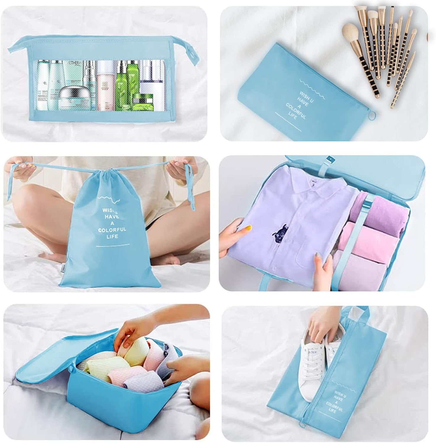 Thumbnail 6 de Jsdoin Packing Cubes 9 PCS Travel set