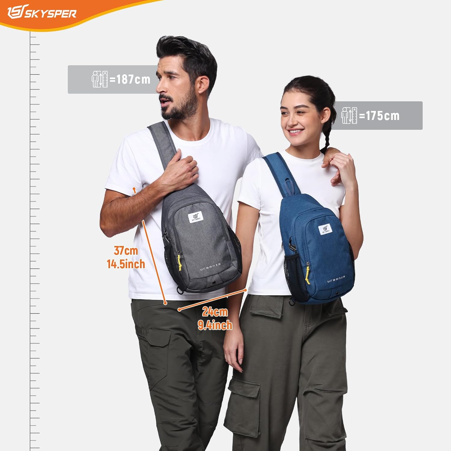 Thumbnail 6 de SKYSPER Sling Bag anti‑theft crossbody RFID lightweight travel bag