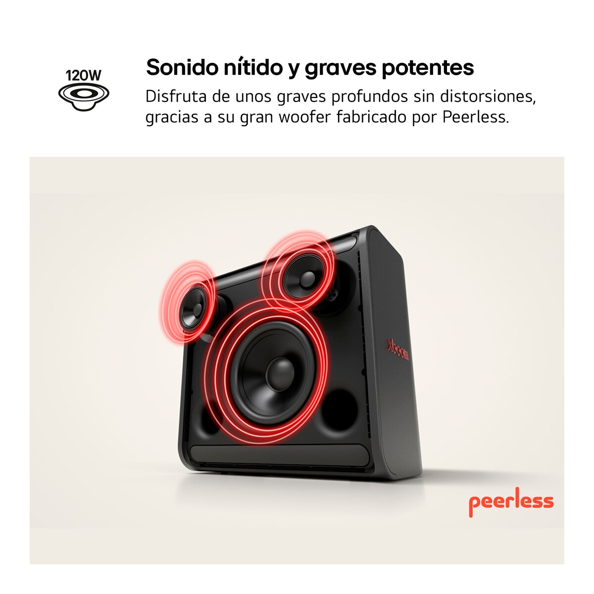 Thumbnail 4 de LG xboom Stage 301 altavoz 120 W con batería 12 h y karaoke 🔊