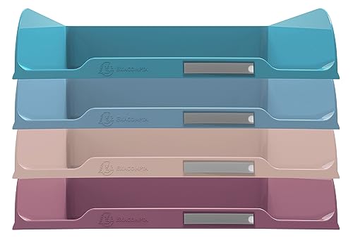 Detalle 2 de Set de 4 corbeilles Exacompta Combo Skandi