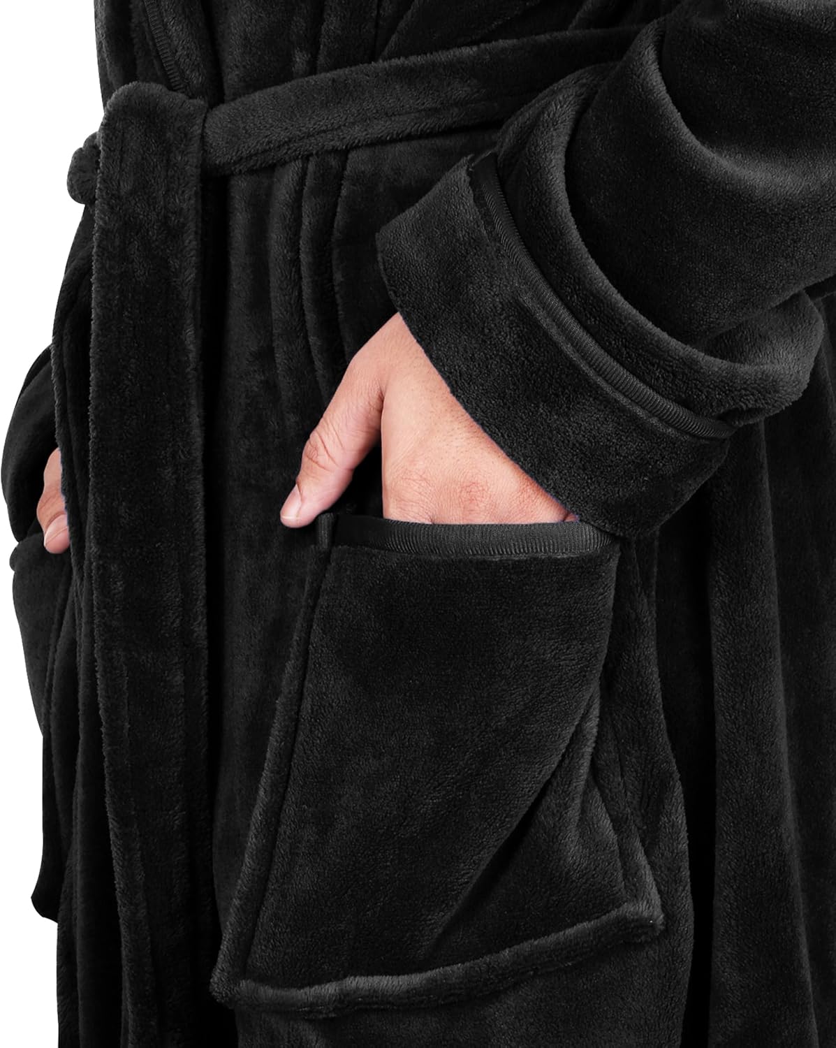 Detalle 2 de NY Threads Robe de chambre col chĂąle pour homme đ