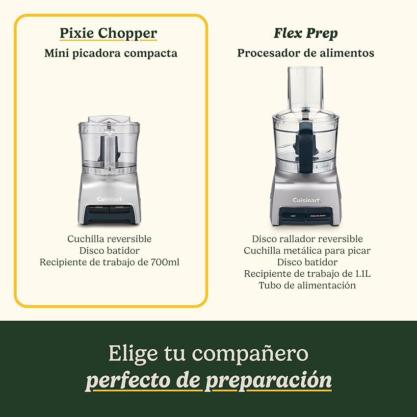 Thumbnail 2 de Cuisinart Pixie Chopper Mini 0,7 L — Mini procesador de alimentos 🍽