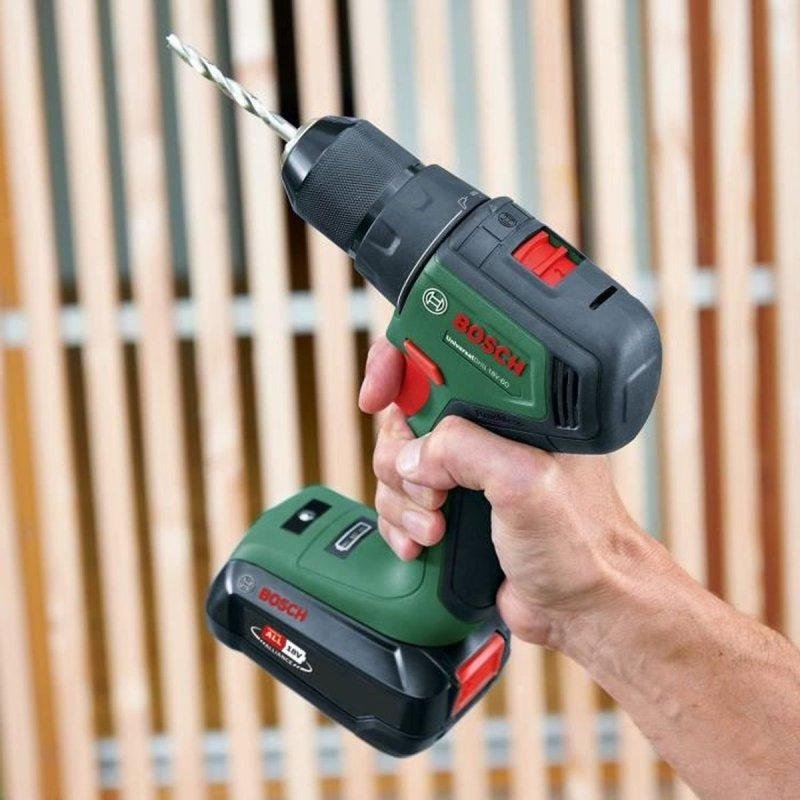 Thumbnail 1 de Bosch UniversalDrill 18V-60: taladro/atornillador sin cable con motor sin escobillas 60 Nm