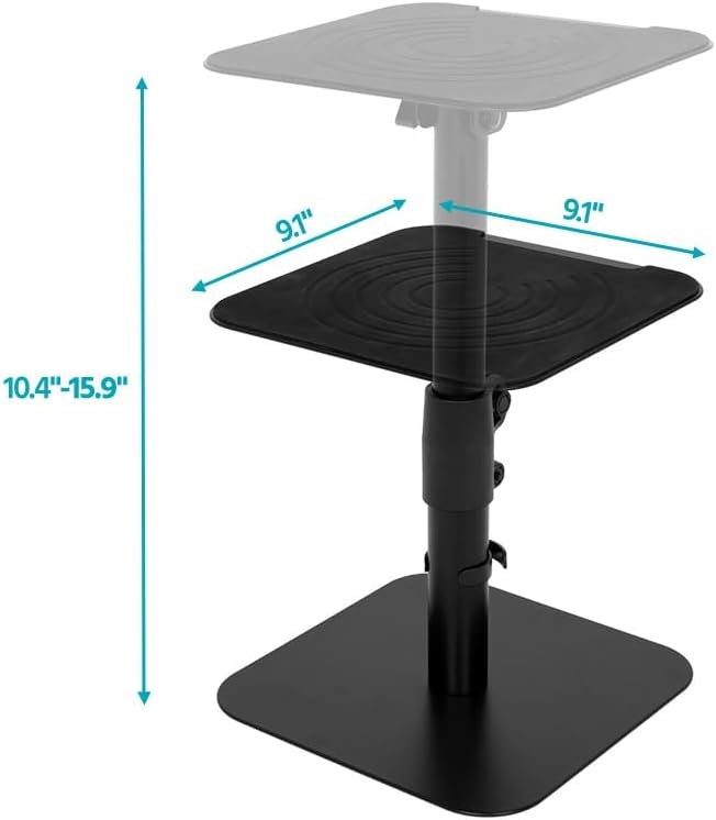 Detalle de Monoprice Desktop Speaker Stands 9.1-Inch Platform