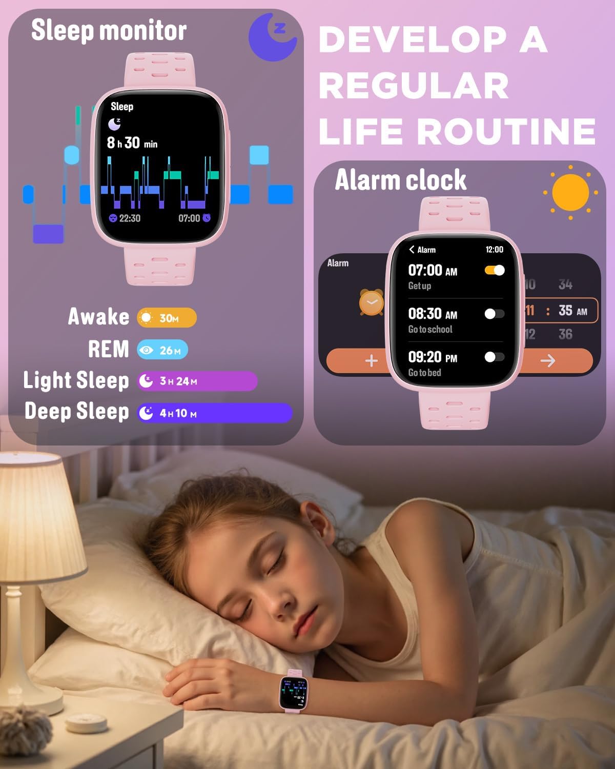 Detalle de BIGGERFIVE BRAVE 3 kids smart watch 1.8