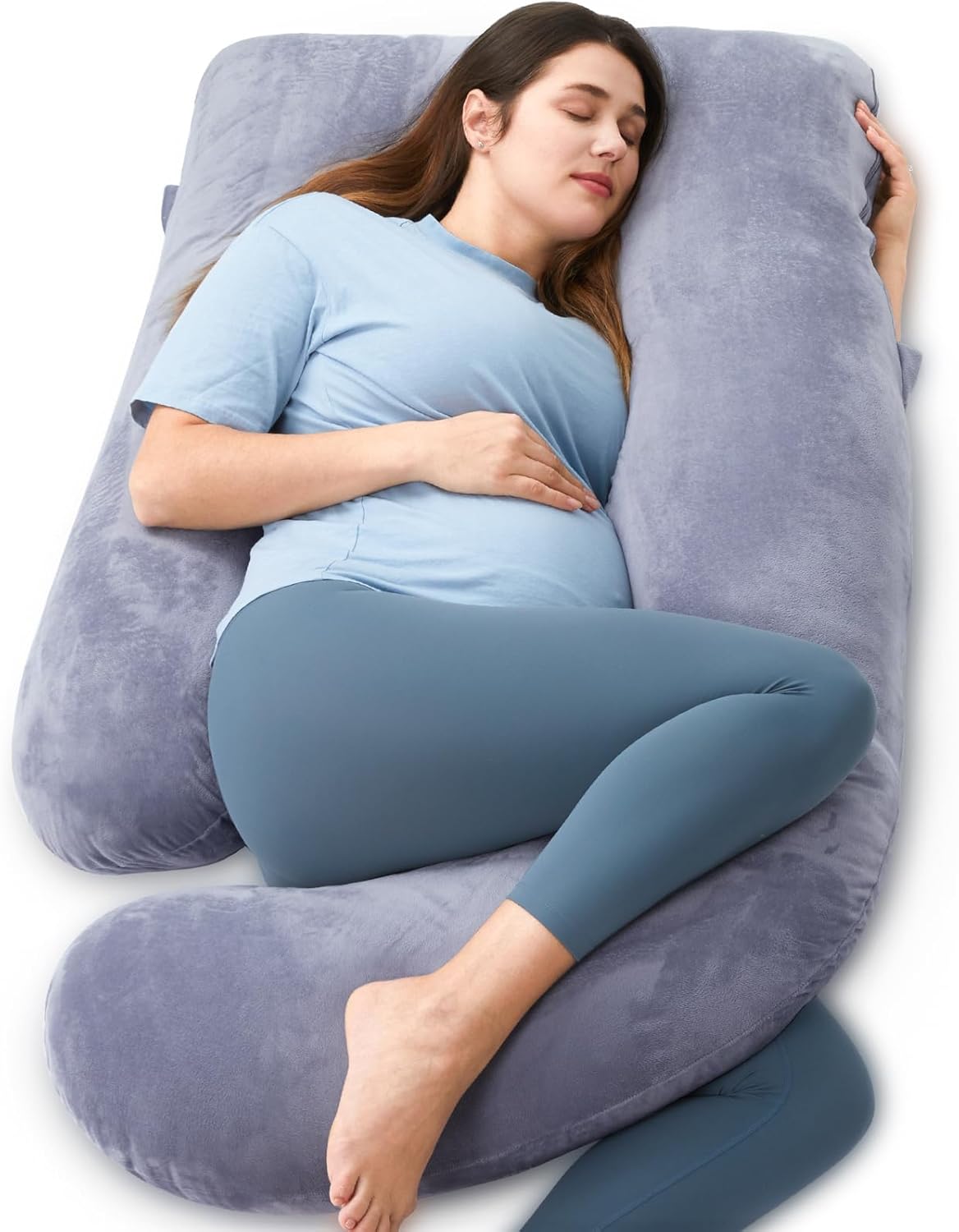 Detalle de momcozy Pregnancy Pillow 57 inch U-Shaped