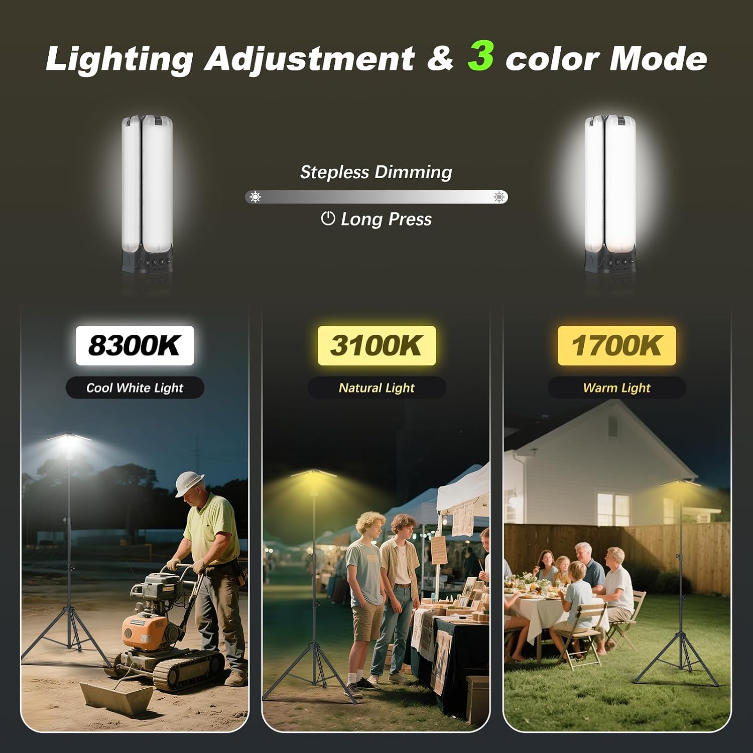 Thumbnail 6 de Clemas Camping Lights with Remote & Stand