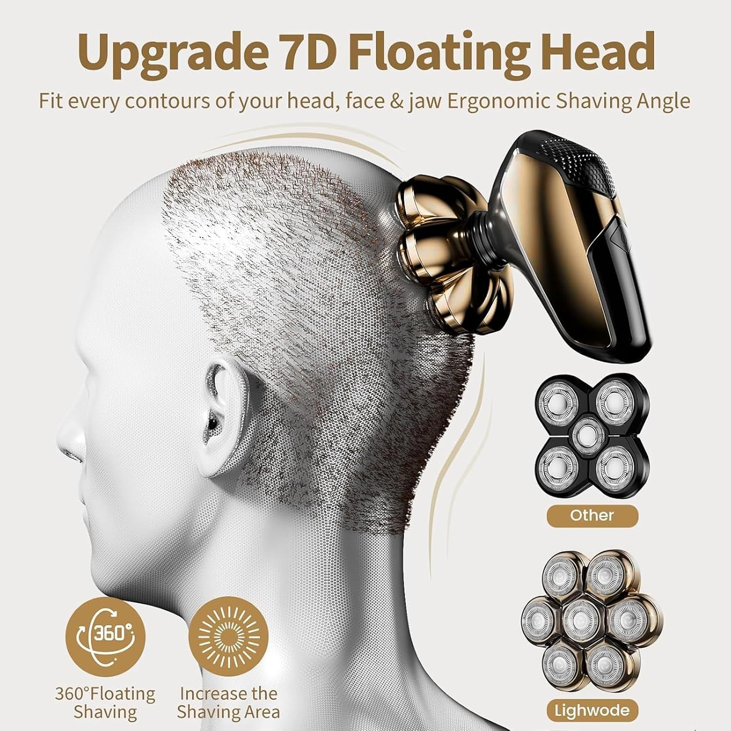 Thumbnail 4 de SHPAVVER Head Shaver 90‑Min Battery