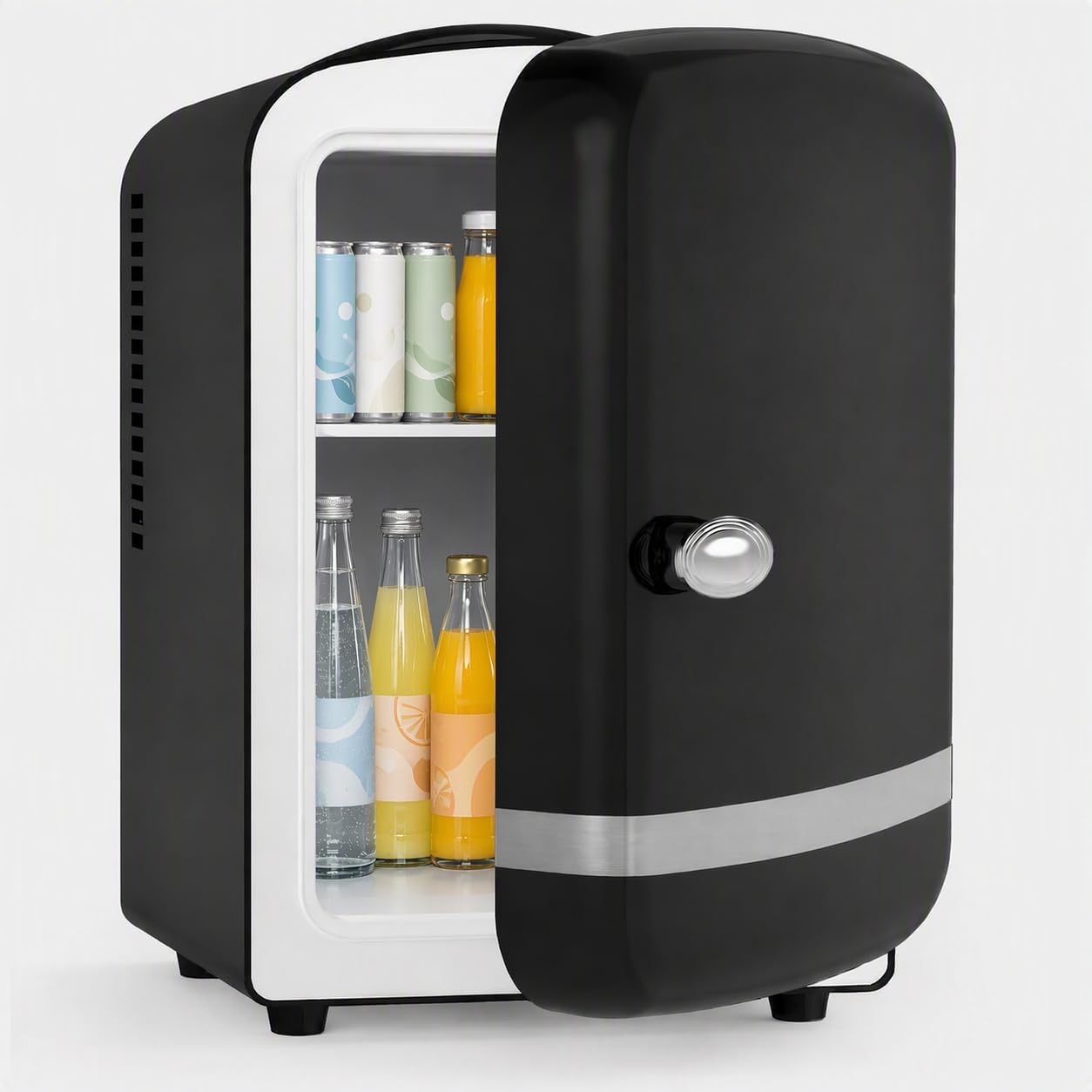 Detalle de Kismile LY2504L2 4L Mini Fridge with AC/DC Power and Removable Shelf