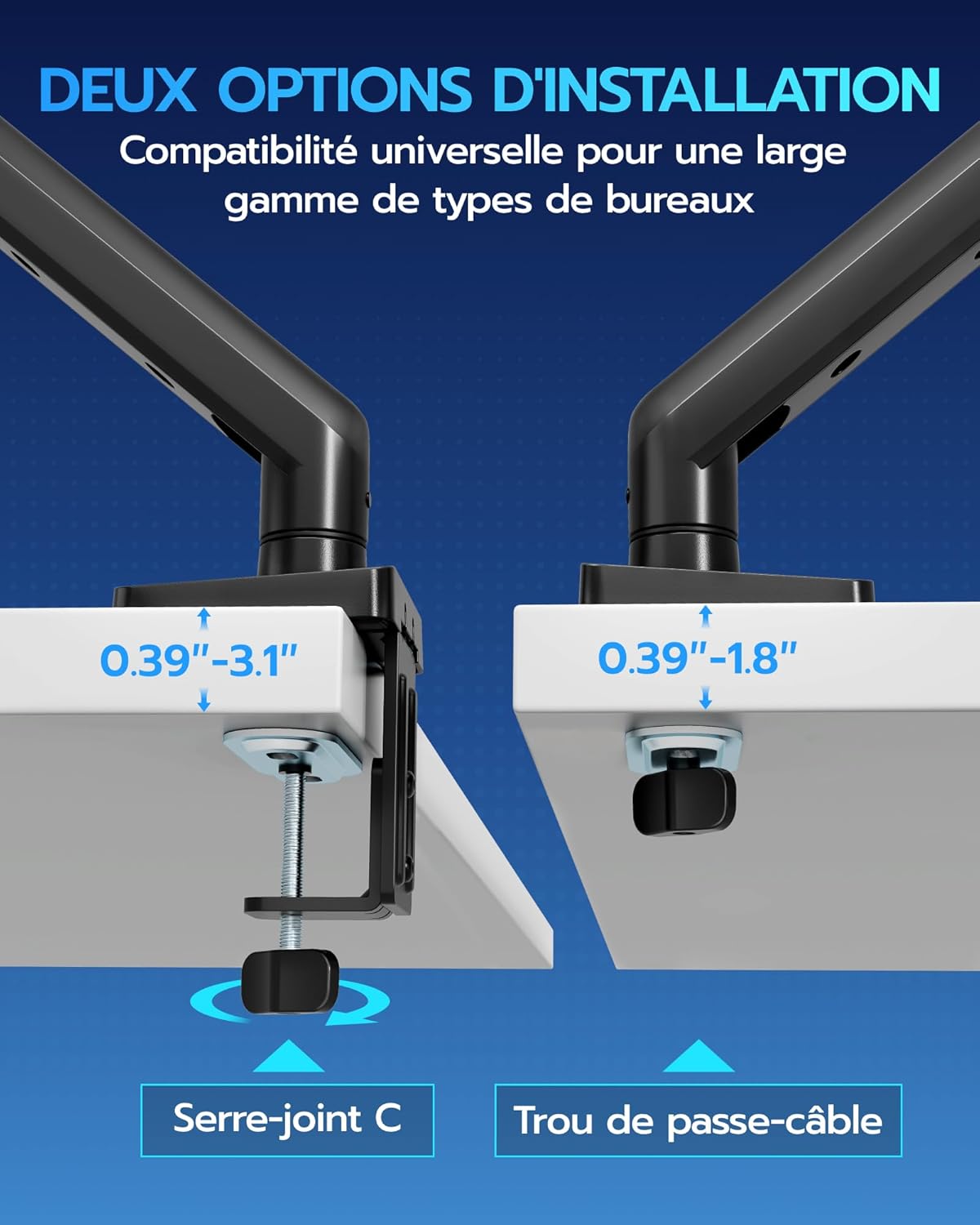 Thumbnail 2 de ARES WING Support moniteur 17–40" 📺