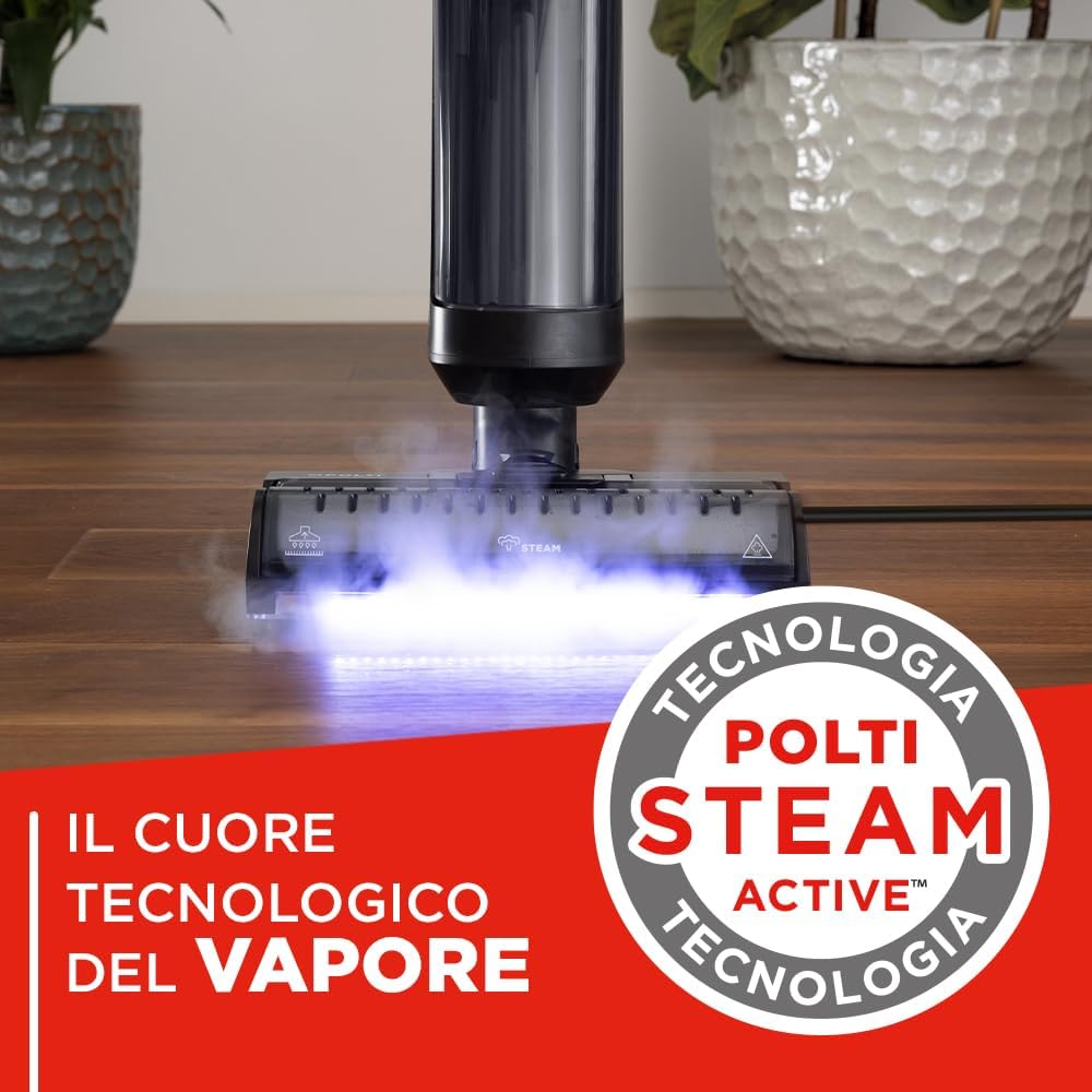 Thumbnail 3 de Polti Rollysteam WD20: Lavapavimenti a vapore e aspirapolvere 750 W, pulizia in un solo passaggio