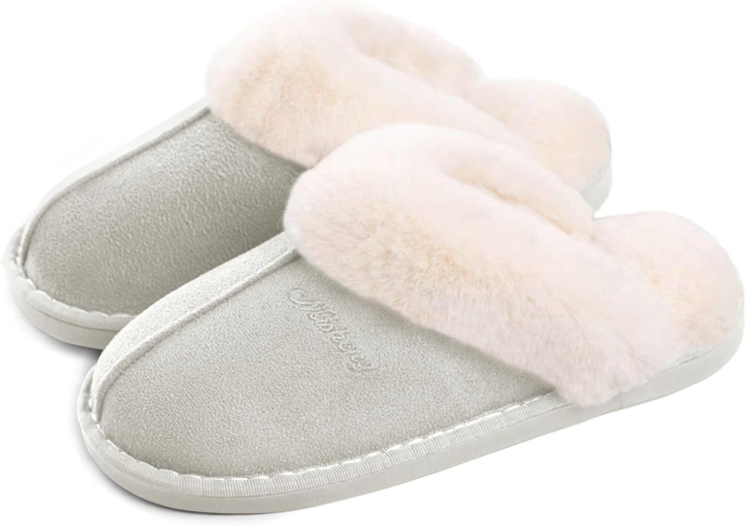 Thumbnail 2 de Misolin Winter Hausschuhe für Damen und Herren mit Memory-Foam-Einlegesohle, warmem Fleece und rutschfester TPR-Sohle