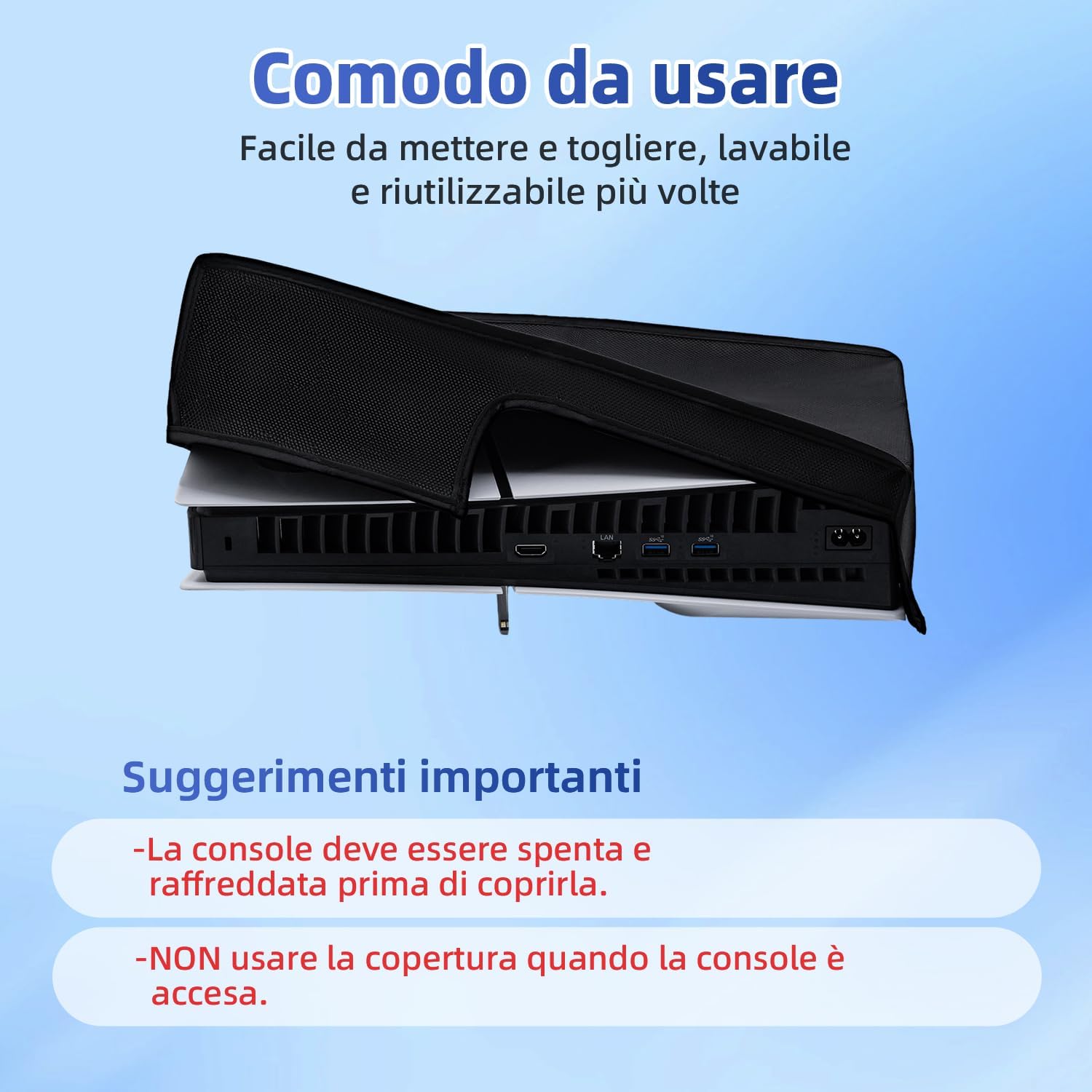 Thumbnail 6 de Tolesum Custodia per PS5 Slim 1680D