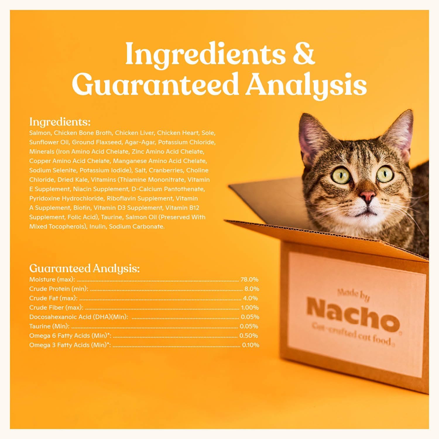 Detalle 1 de Made by Nacho Wet Cat Food, Salmon & Sole