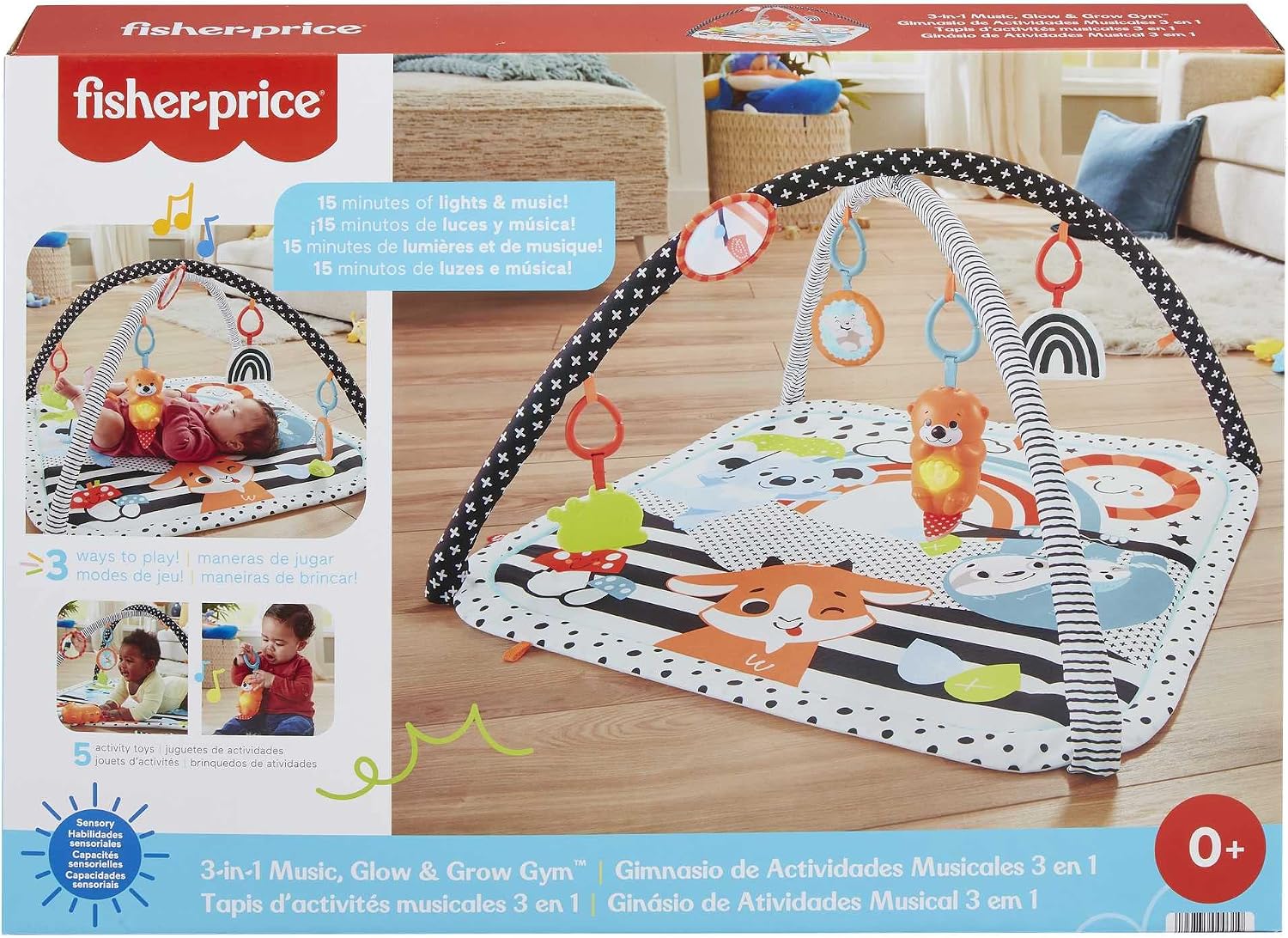 Detalle de Fisher-Price 3-in-1 Baby Gym HBP41