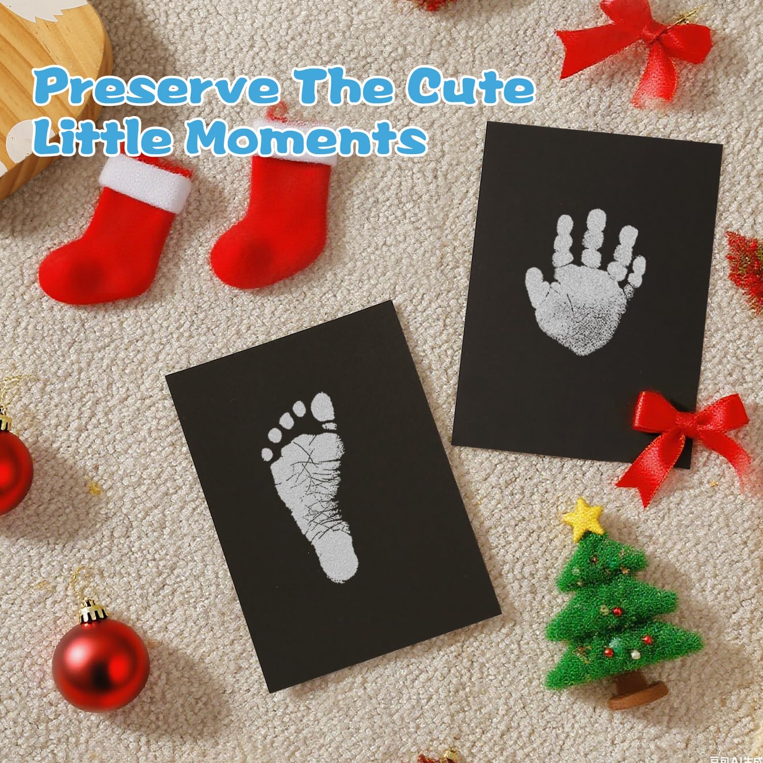 Thumbnail 6 de Zemiu Handabdruck Fußabdruck Set 10x15 cm