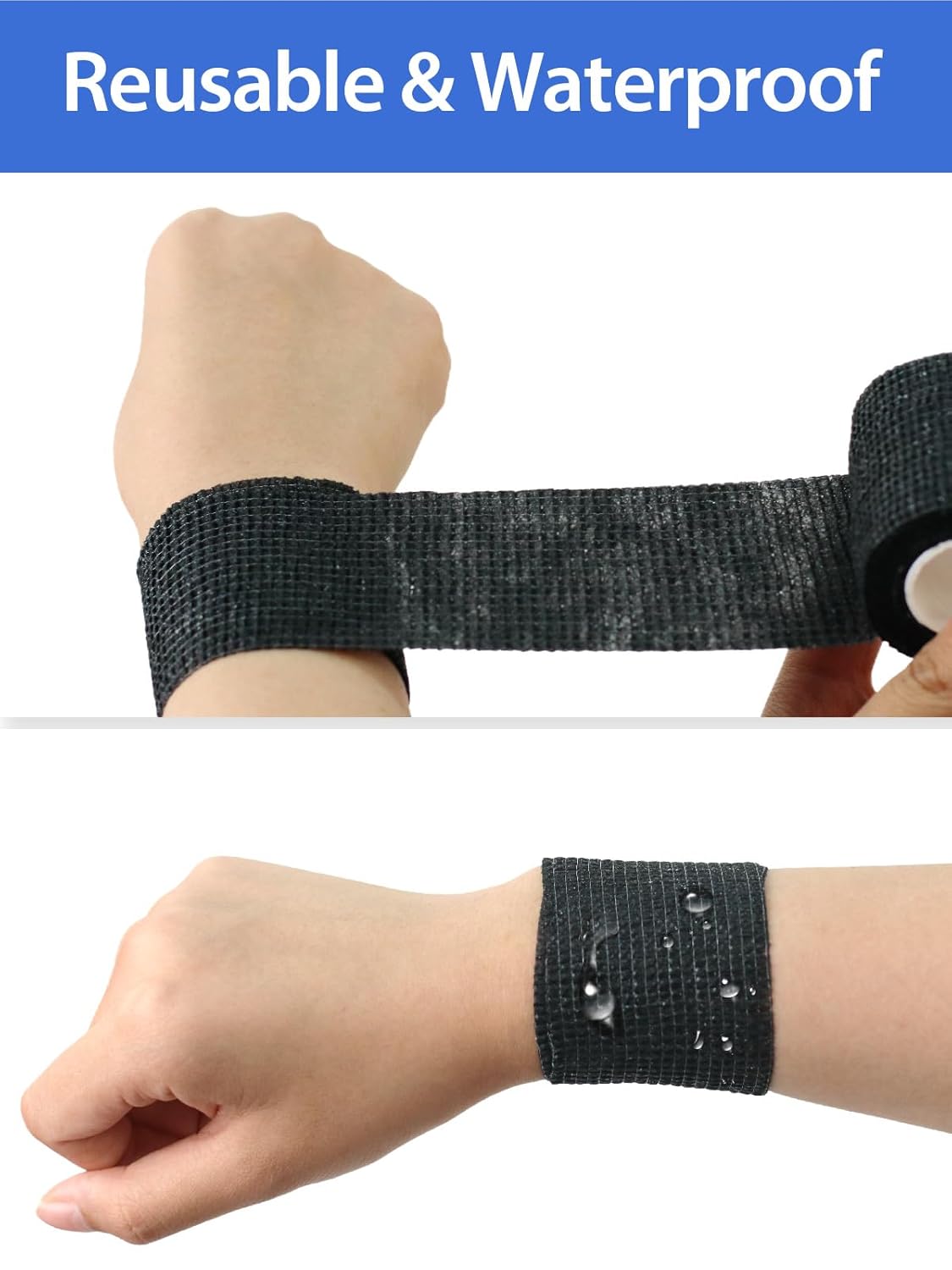 Thumbnail 6 de tigratigro Benda Elastica Coesiva 12 Rotoli 5 cm x 4,5 m – Bendaggio Autoadesivo non Tessuto per Mani, Piedi, Ginocchia