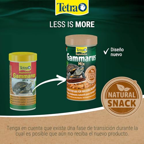 Detalle 2 de Tetra Gammarus Mix 1 L: snack natural para tortugas acuáticas