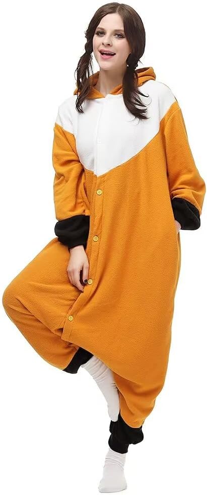 Detalle 2 de LBJR Tier-Onesie als Karneval-/Halloween-Kostüm oder Schlafanzug (Erwachsene)