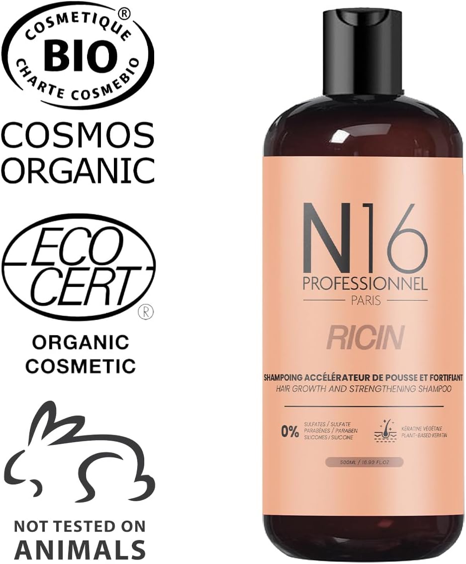 Thumbnail 1 de Shampoo Bio all’Olio di Ricino N16 Professionnel 500 ml