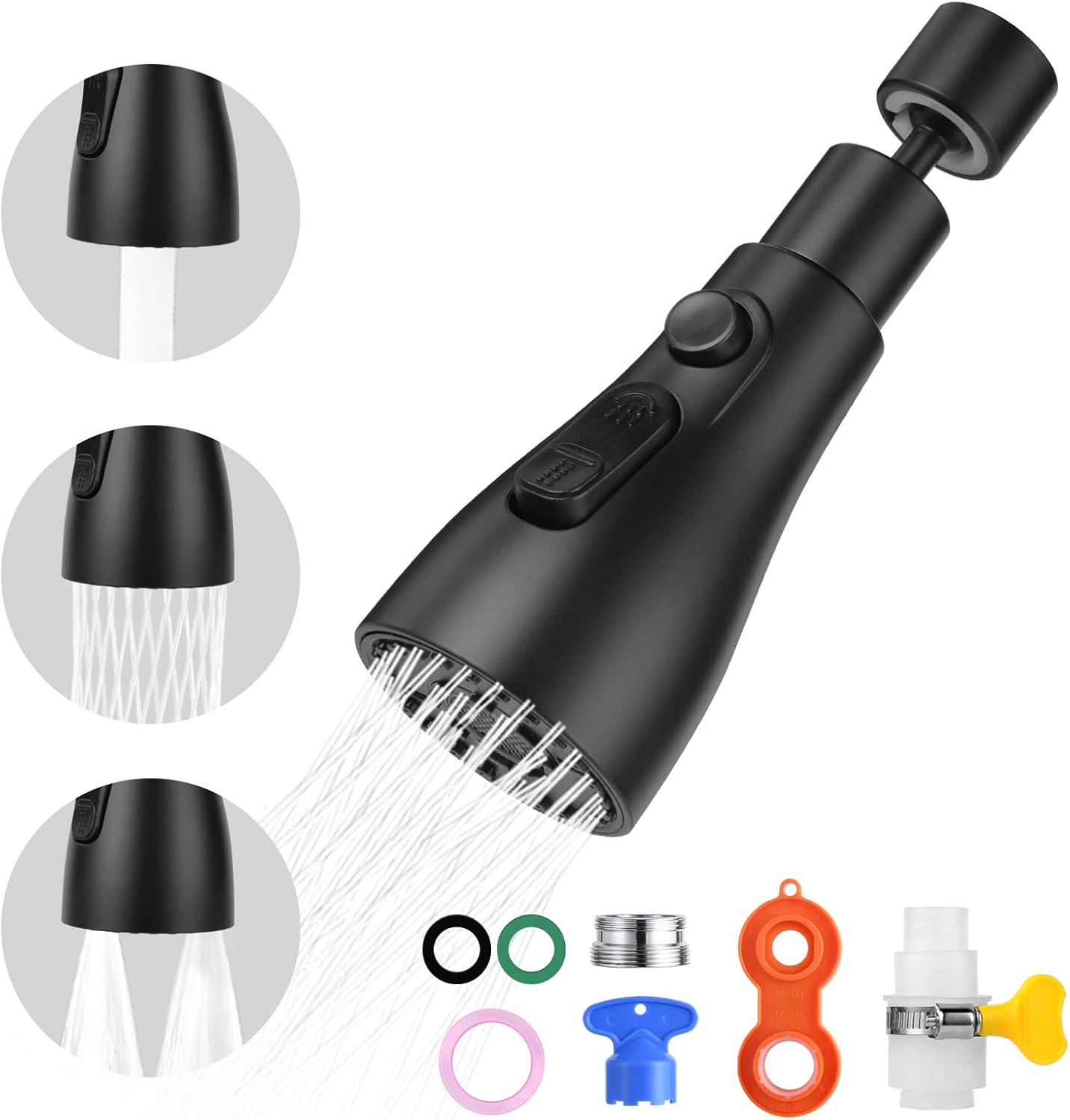 Thumbnail 1 de OSDUE Testa a spruzzo per rubinetto da cucina 360° 3 modalità