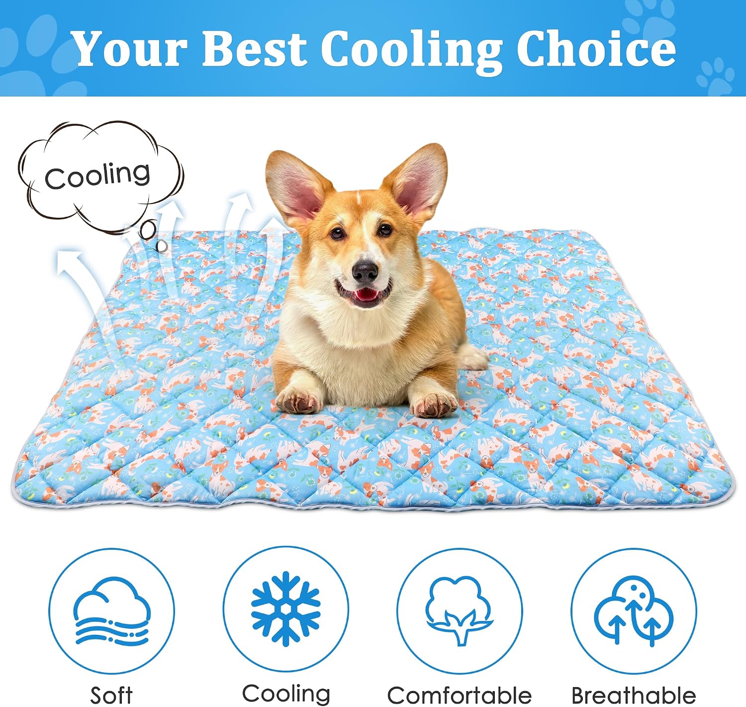 Detalle de Dog Cooling Mat 40" × 60