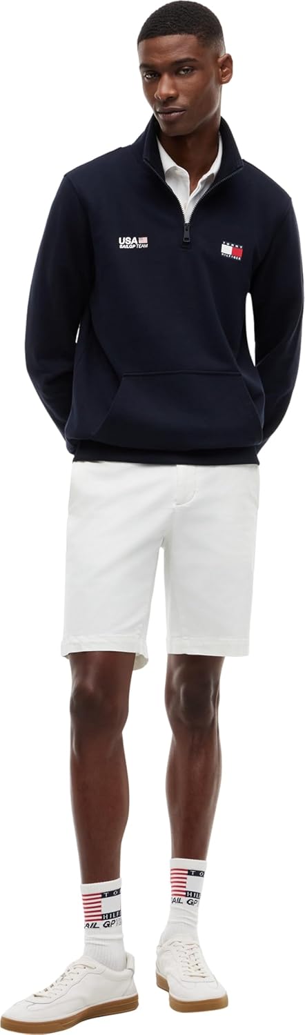 Thumbnail 3 de Tommy Hilfiger Us SailGP Flag Half Zip Mw0mw44687 — Felpa con Mezza Zip Uomo