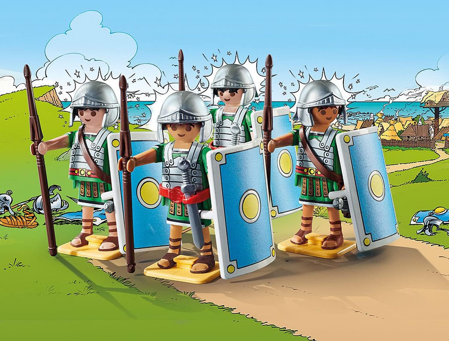 Thumbnail 1 de PLAYMOBIL Asterix 70934 Römertrupp – 4 Römer-Figuren im 27-teiligen Set
