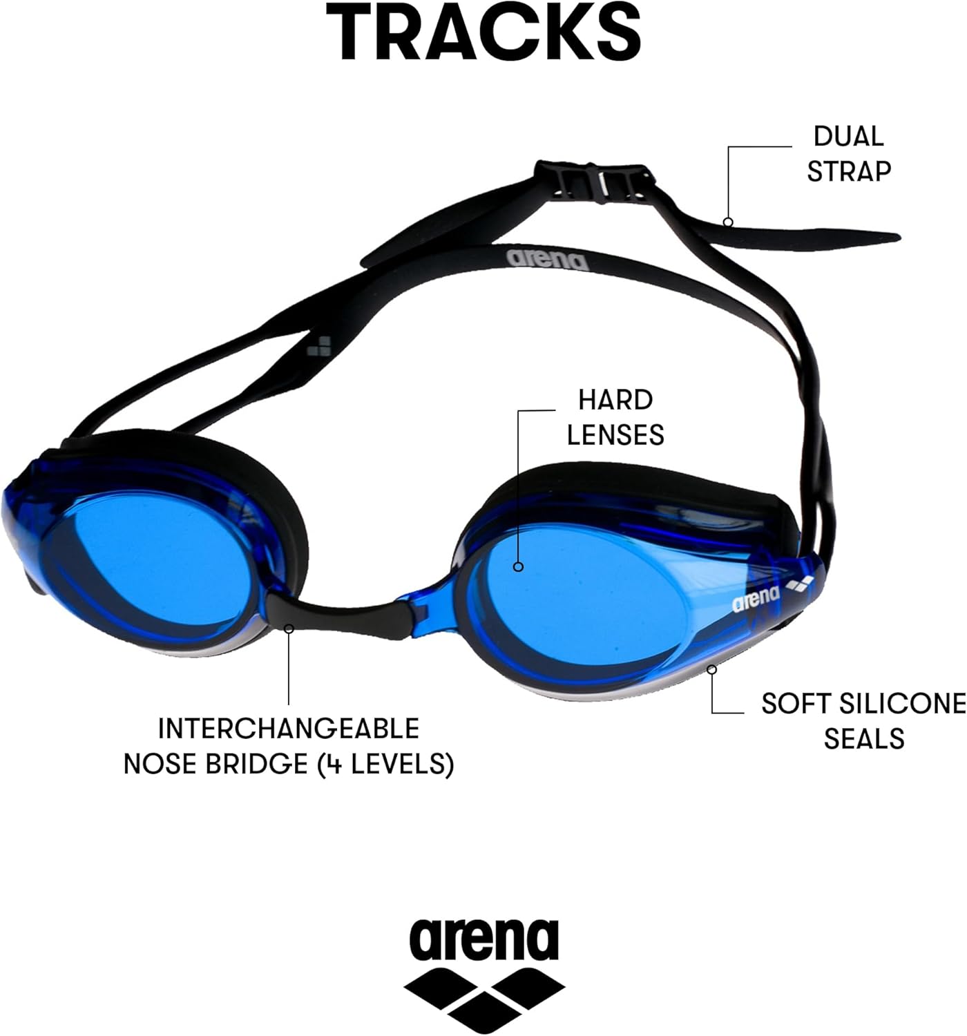Thumbnail 1 de Lunettes de natation Tracks Air-Speed Mixte - Lot 1