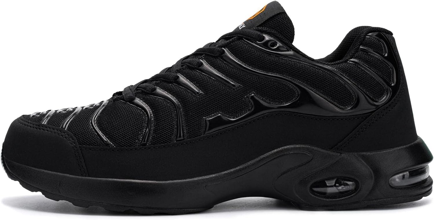 Detalle de DYKHMILY Steel Toe Cap Trainers for Men: Durable, Lightweight Safety Shoes