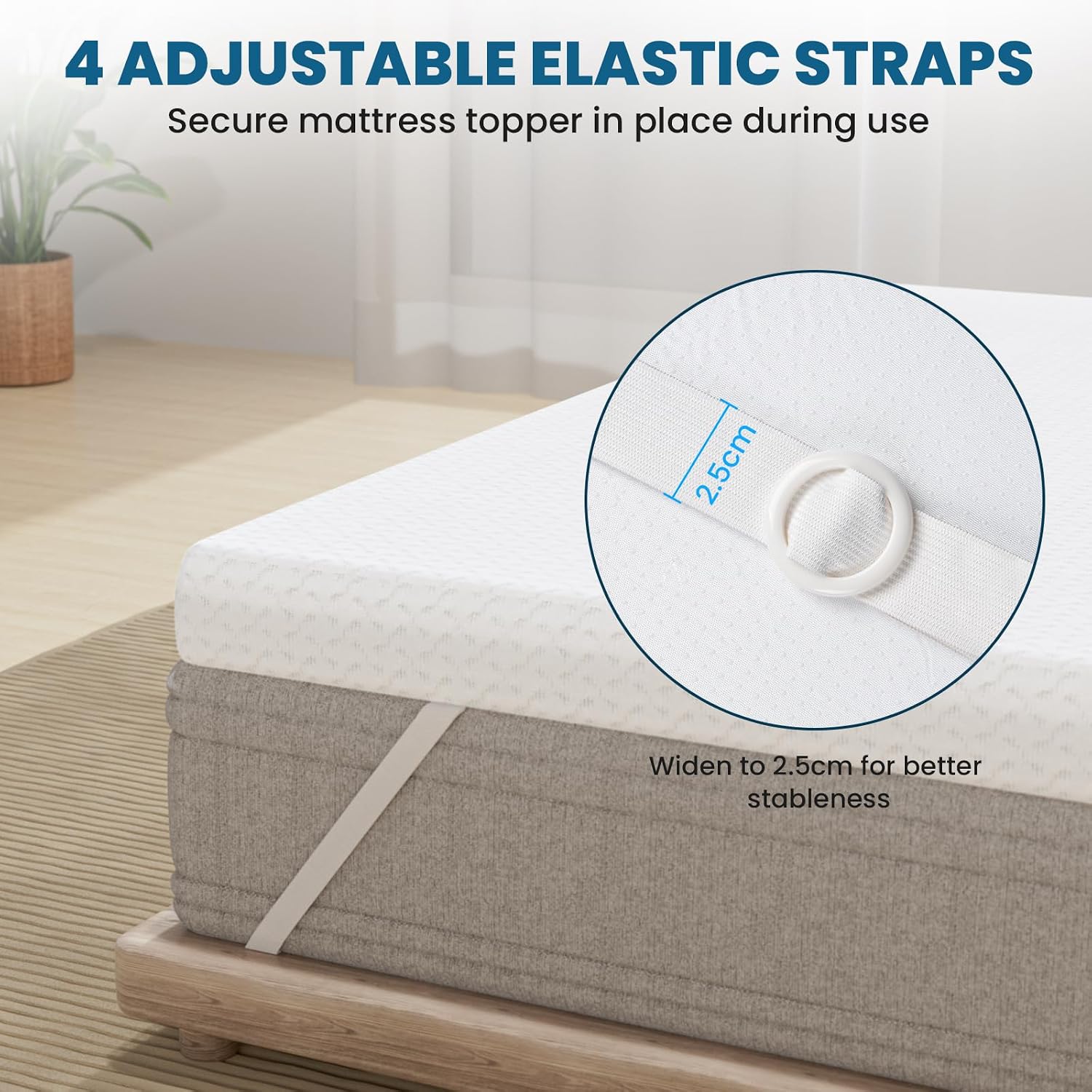 Thumbnail 5 de FRIDEKO Single Memory Foam Topper 90x190x11cm