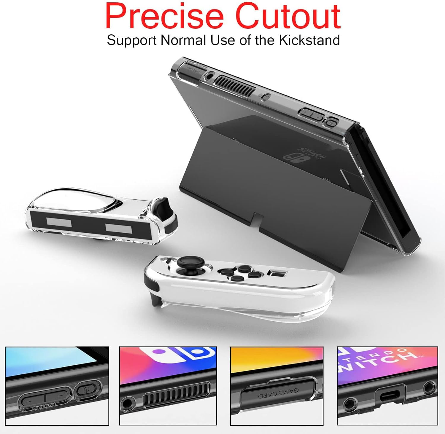 Thumbnail 4 de Teyomi Carcasa para Nintendo Switch OLED 7"