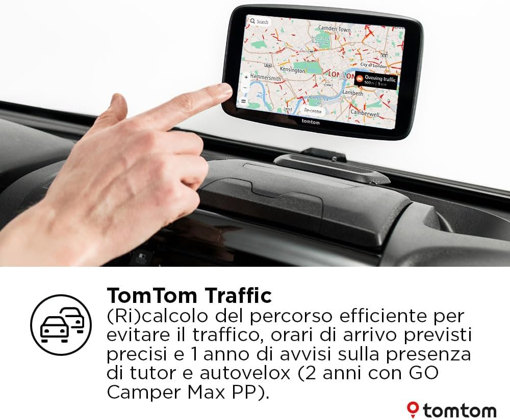 Thumbnail 4 de TomTom GO Camper Max Premium Pack: navigatore 7” per camper e roulotte