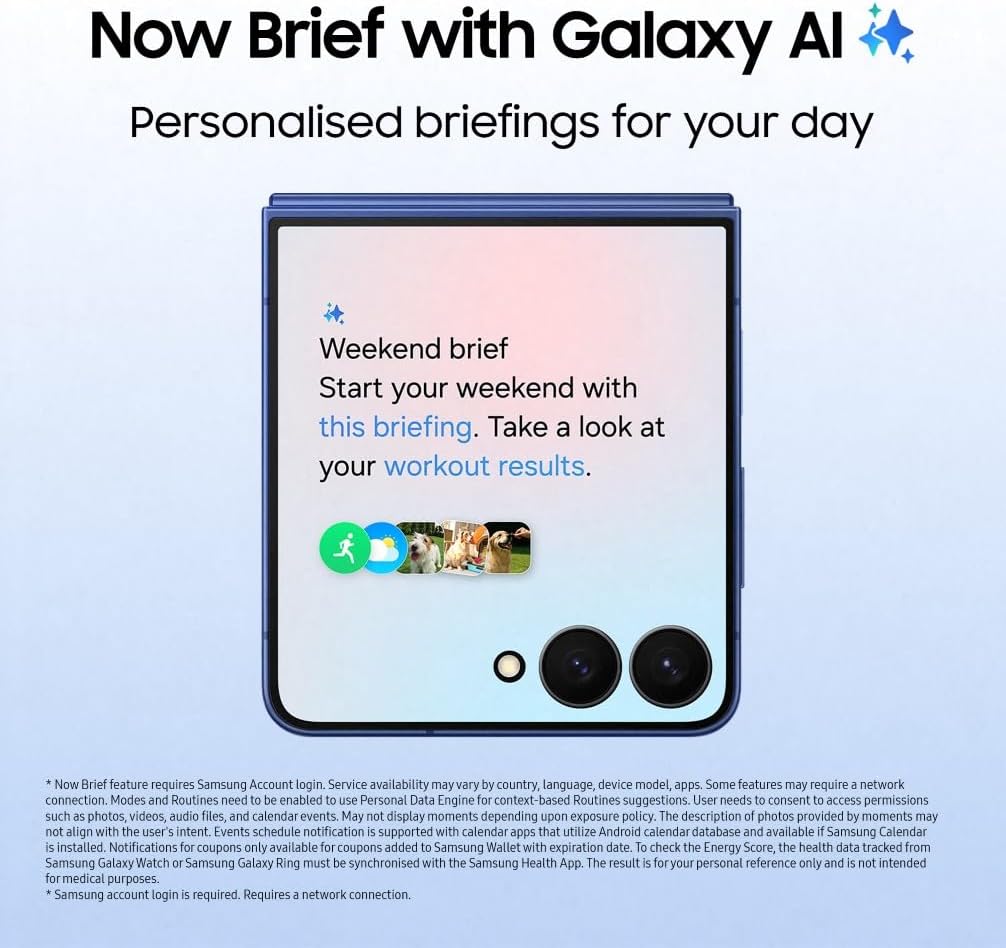 Thumbnail 3 de Samsung Galaxy Z Flip7 AI Phone: Thin & Light Foldable Power with 50MP Camera