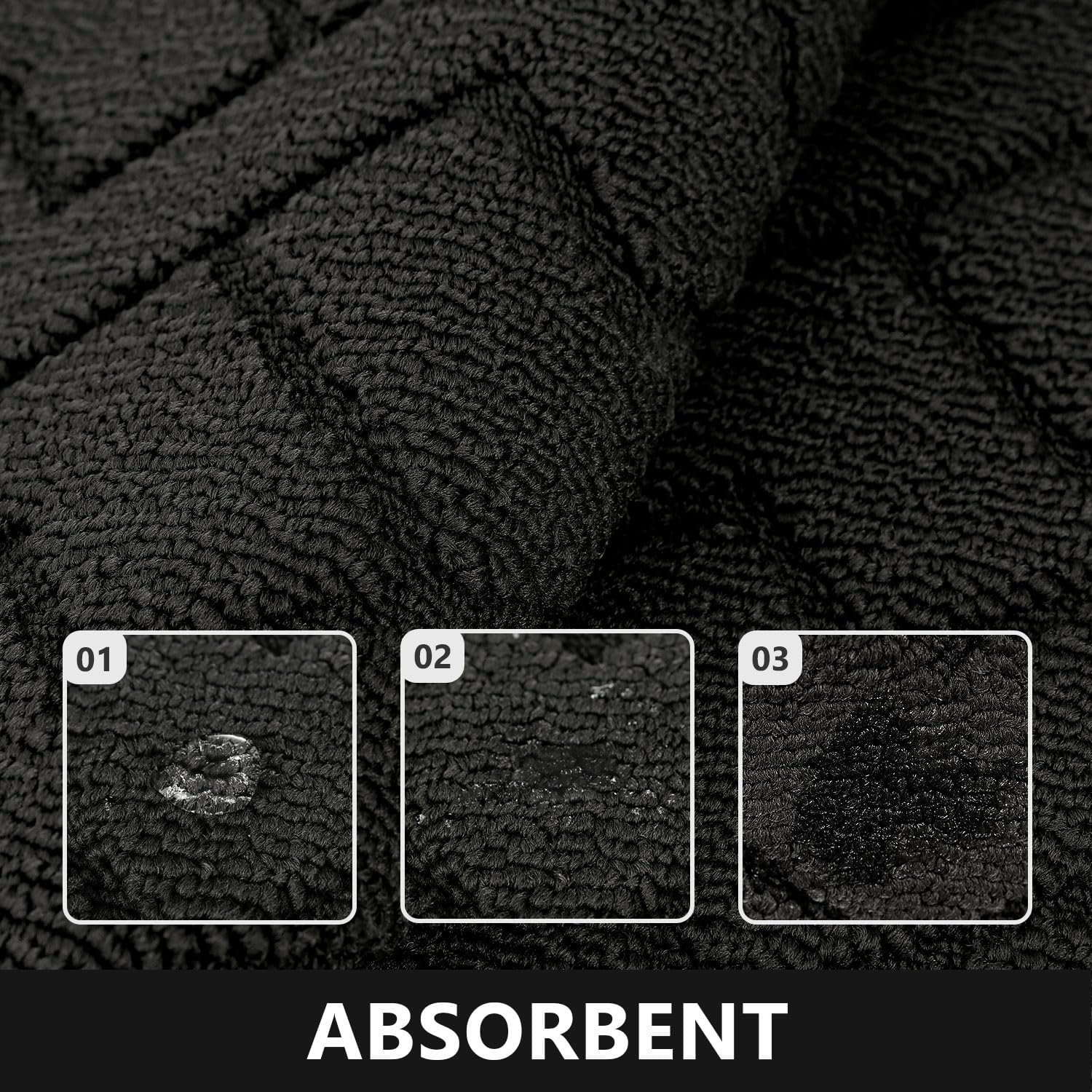 Detalle de hicorfe Kitchen Runner Rugs and Mats Sets, 2 Pieces