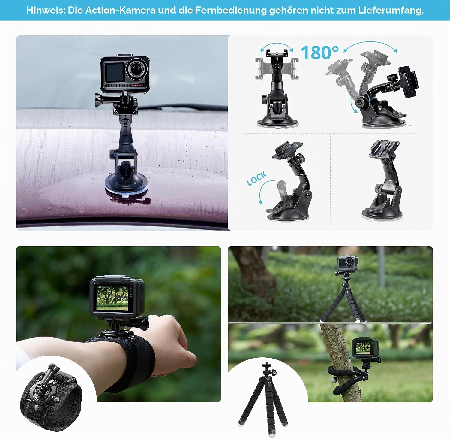 Thumbnail 6 de AKASO 42 in 1 Action Cam Zubehörset