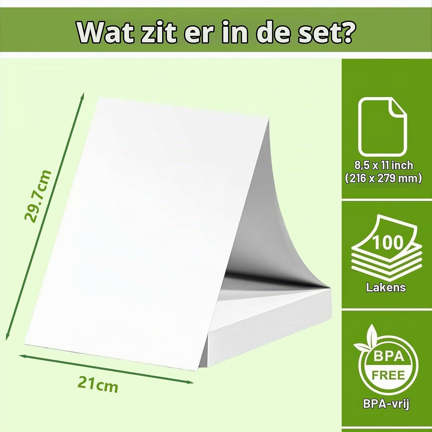 Detalle 2 de Verphysis thermisch A4-printerpapier, opvouwbaar en BPA-vrij, 210 x 297 mm
