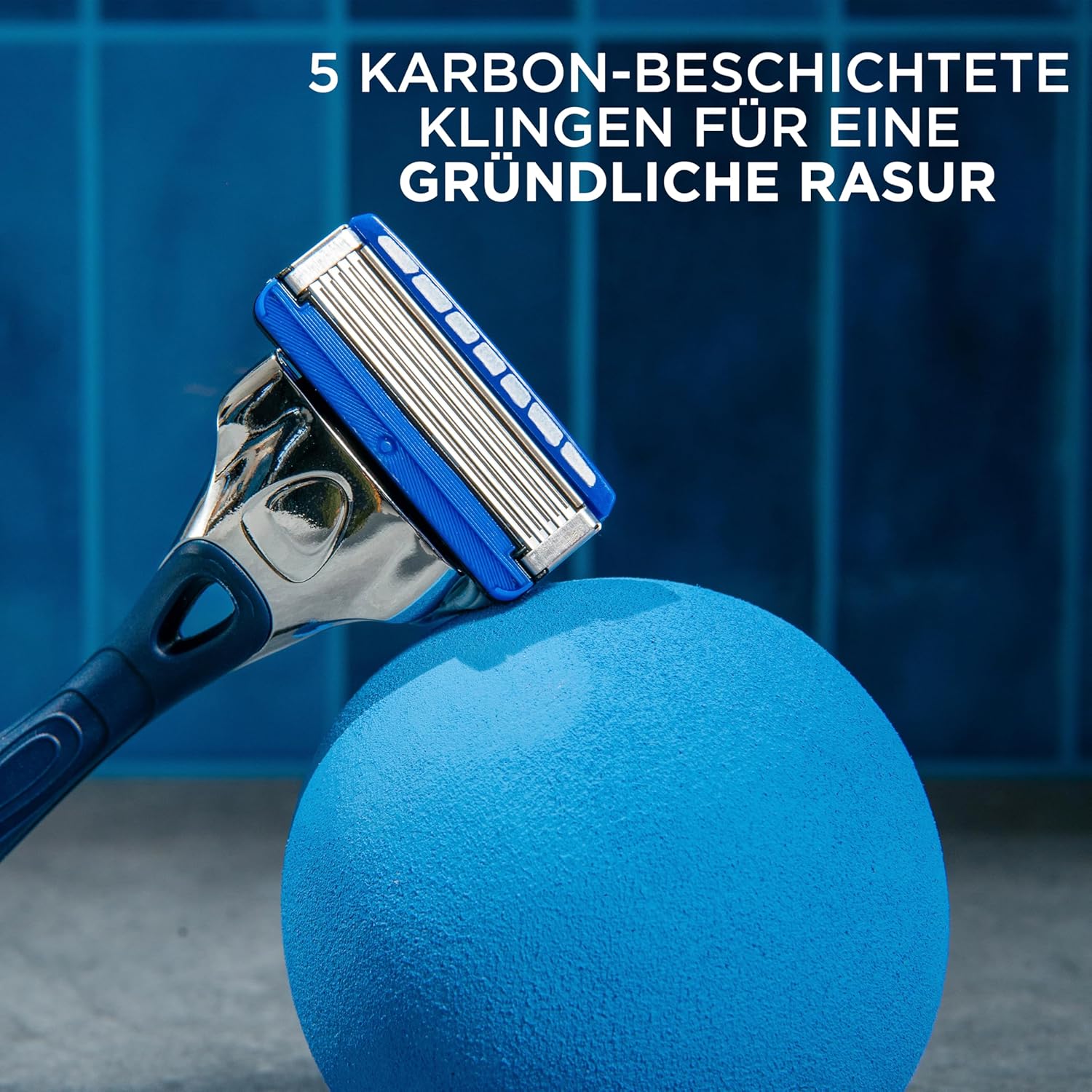 Thumbnail 2 de Wilkinson Sword Hydro 5 Rasierer für Männer – 12 Ersatzklingen, Feuchtigkeitsspendende Gel-Pools und umklappbarer Trimmer
