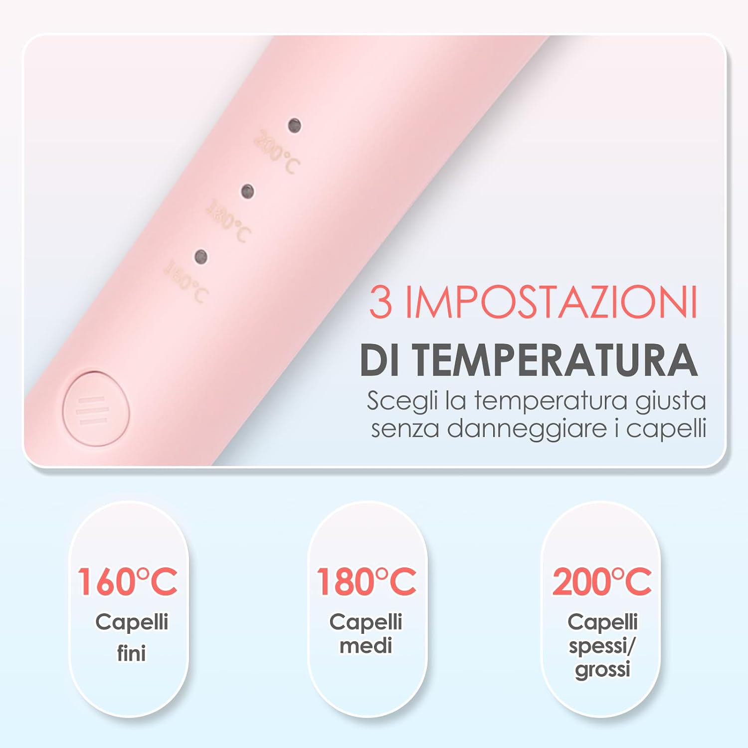 Detalle de Arricciacapelli automatico 32 mm con 3 livelli