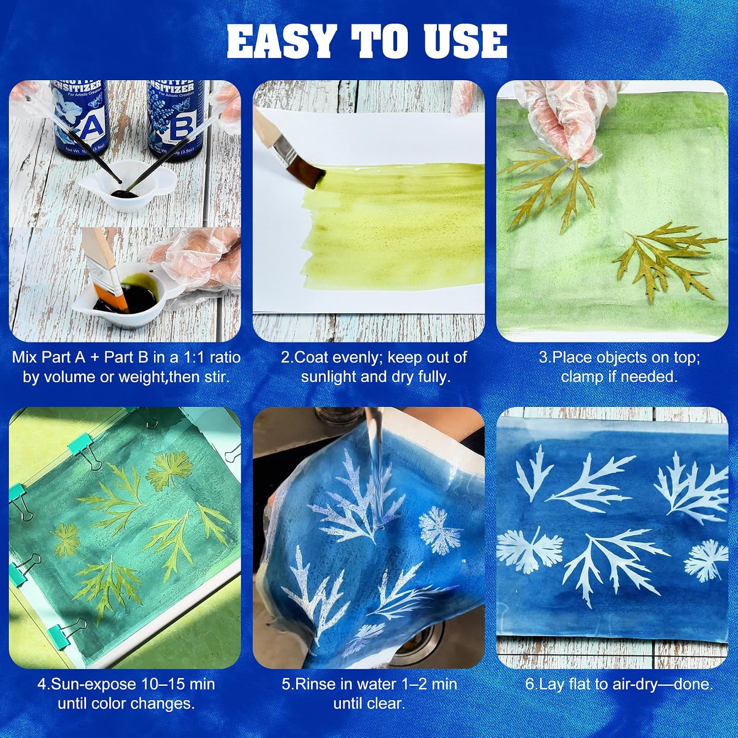 Detalle de Cyanotype Kit 200g