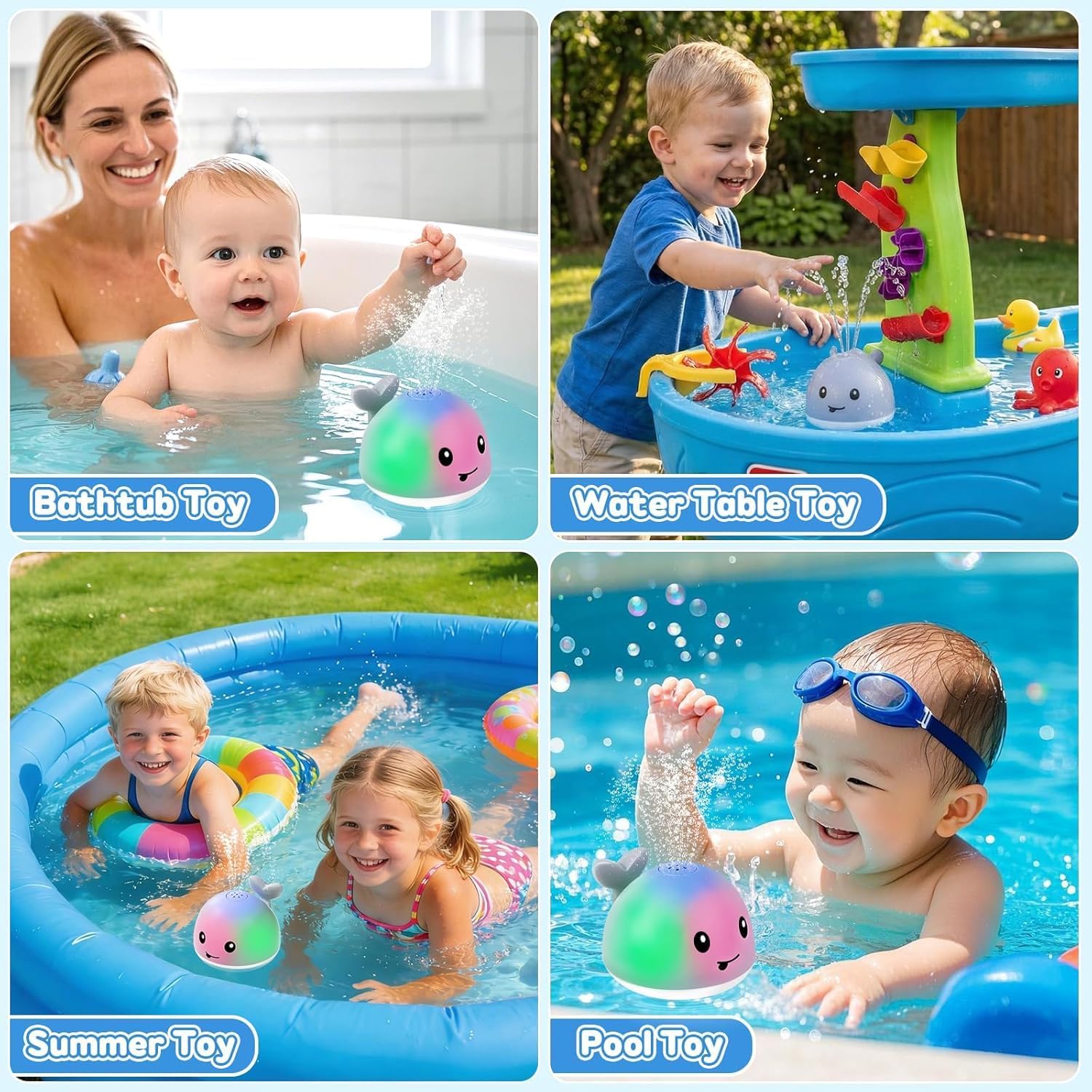 Detalle de Gigilli Bath Toys for Ages 1-3 🐳